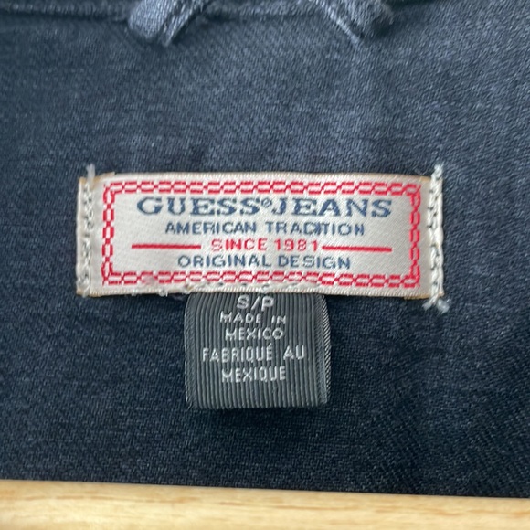 GUESS ORIGINAL Long Denim Vest - Picture 4 of 6